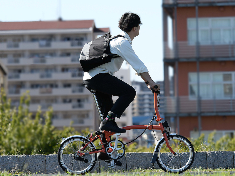 ブロンプトンに装着可能 FLEXIBLE BIKE TOTE BLACK - LIFE with 